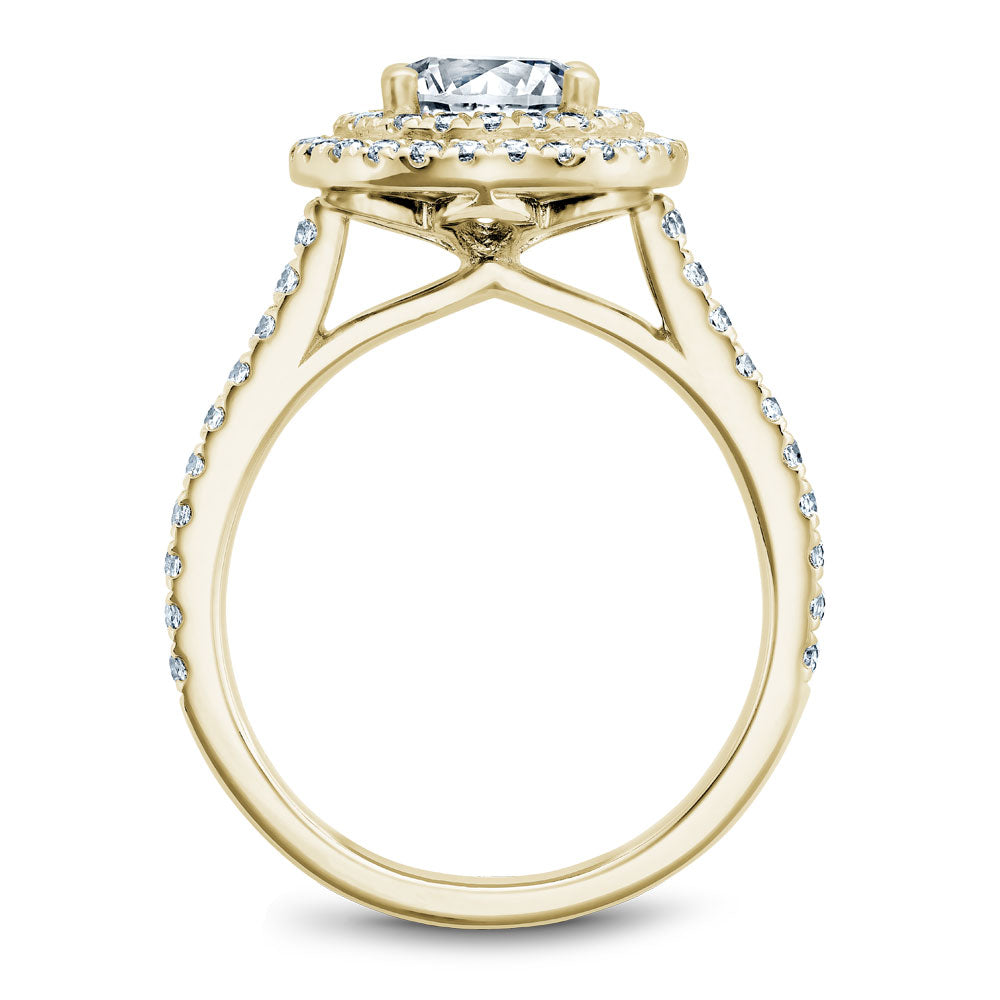 Noam Carver Double Halo Diamond Engagement Ring R051-01A