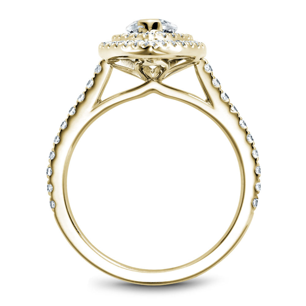 Noam Carver Double Halo Diamond Engagement Ring R051-07A