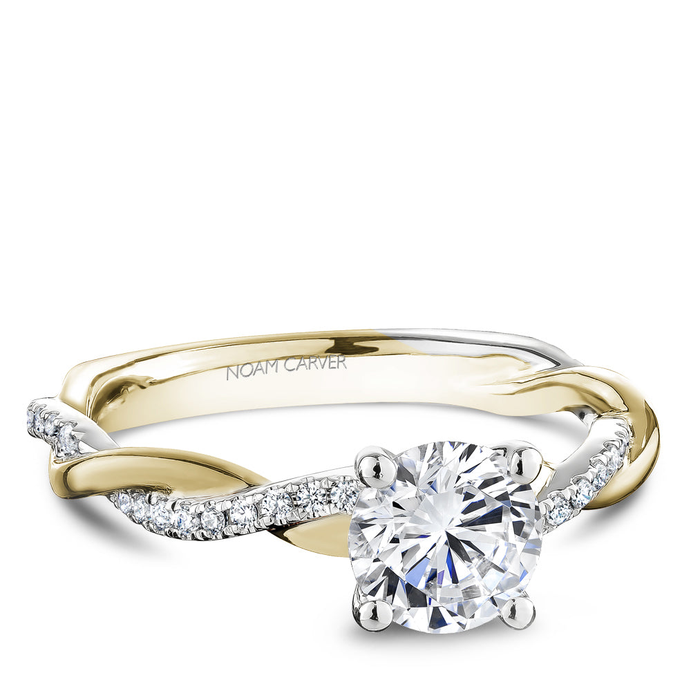 Noam Carver Twisted Diamond Engagement Ring R053-01A