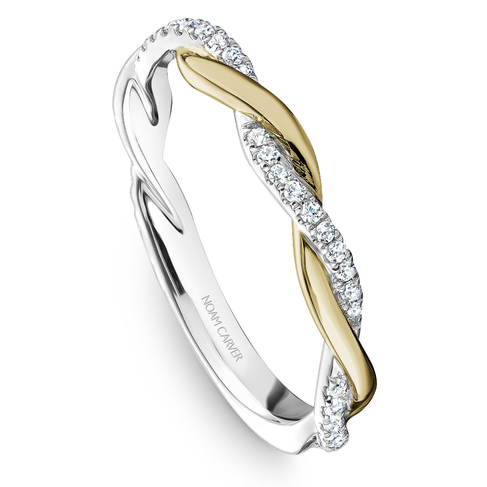 Noam Carver Twisted Diamond Wedding Band R053-01B