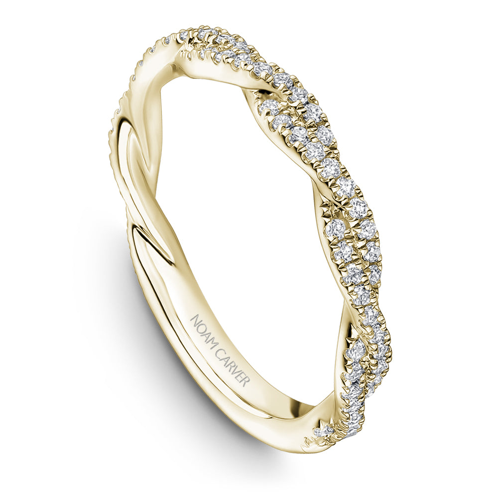 Noam Carver Twisted Diamond Wedding Band R053-02B