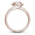 Noam Carver Bezel Set Oval Diamond Halo Solitaire Engagement Ring R057-02A