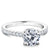 Noam Carver Diamond Engagement Ring with Diamond Peek-A-Boo Halo R059-01A