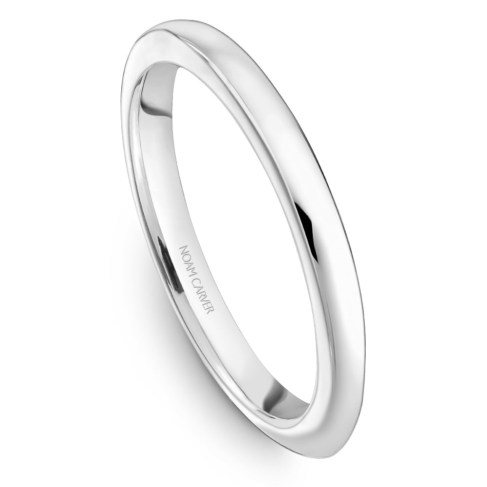 Noam Carver Solitaire Wedding Band B373-01B