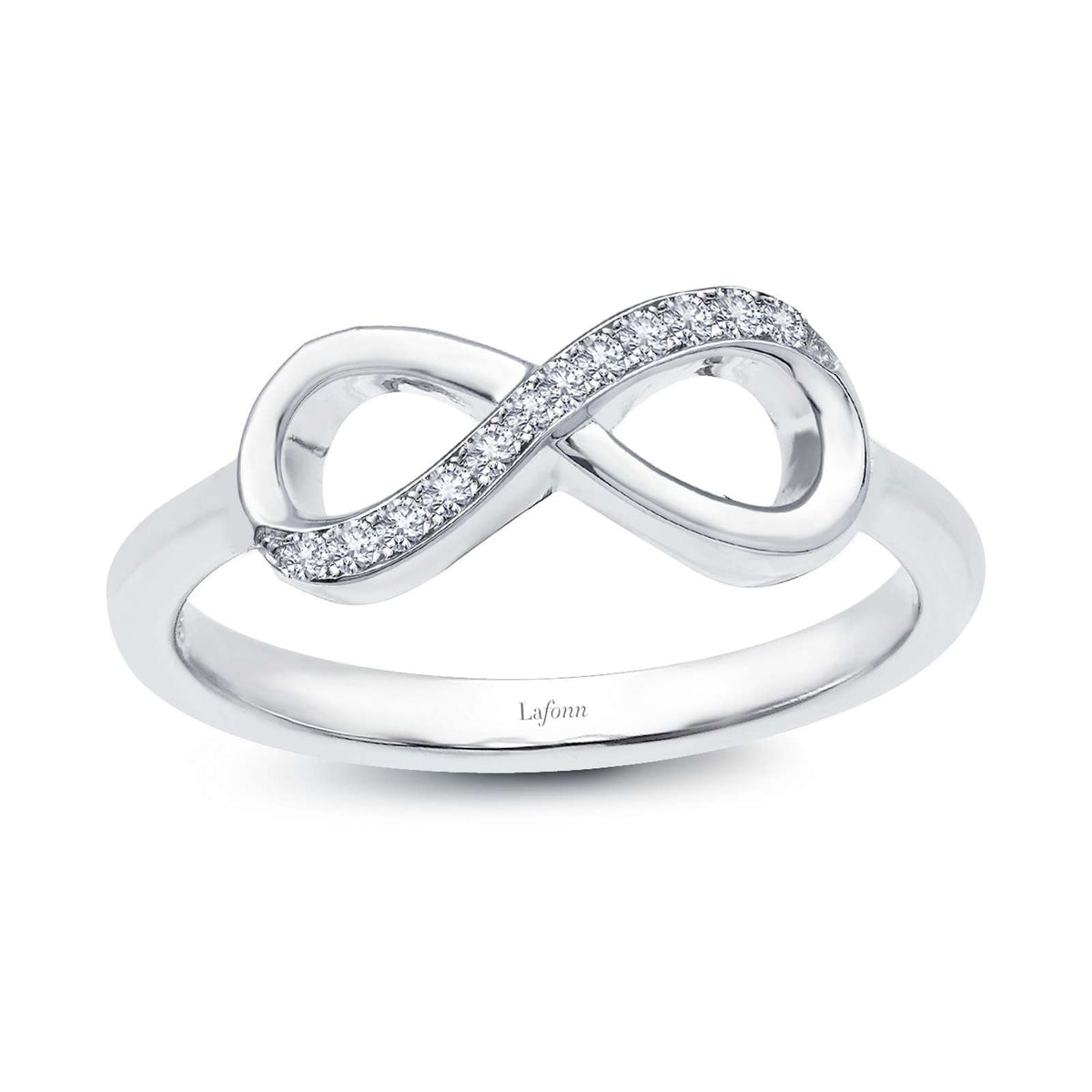 Lafonn Simulated Diamond 0.17ct Infinity Ring R2003CLP