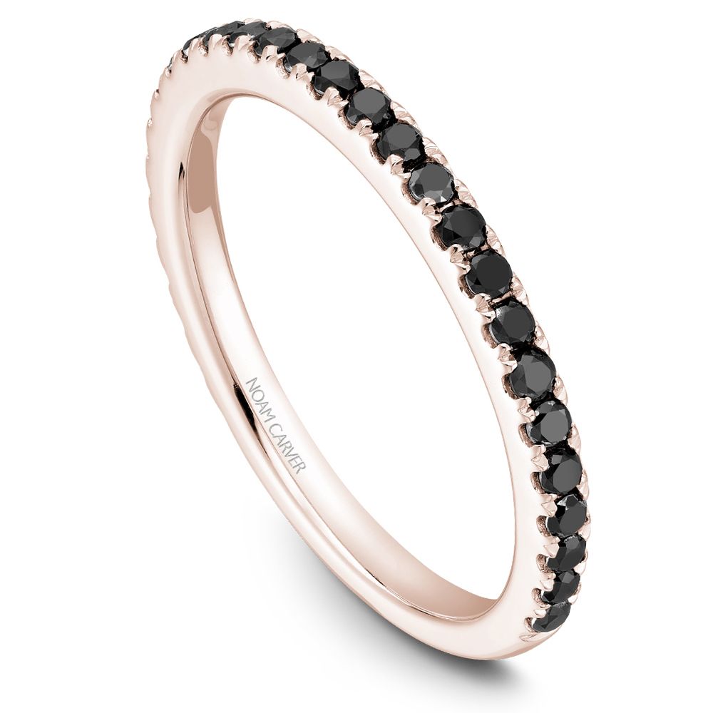 Noam Carver Stackable Collection 0.44cttw. Black Diamond Fashion Ring STA2-1-BD