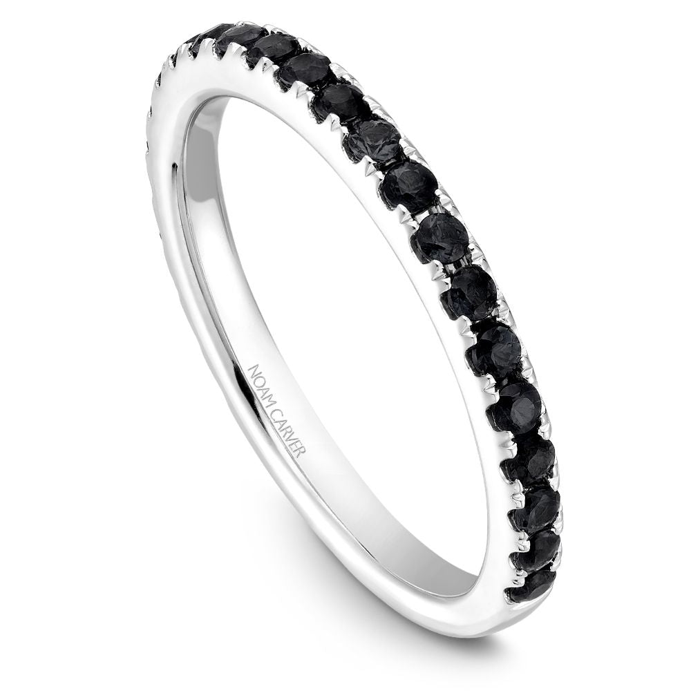 Noam Carver Stackable Collection 0.53cttw. Black Diamond Fashion Ring STA3-1-BD