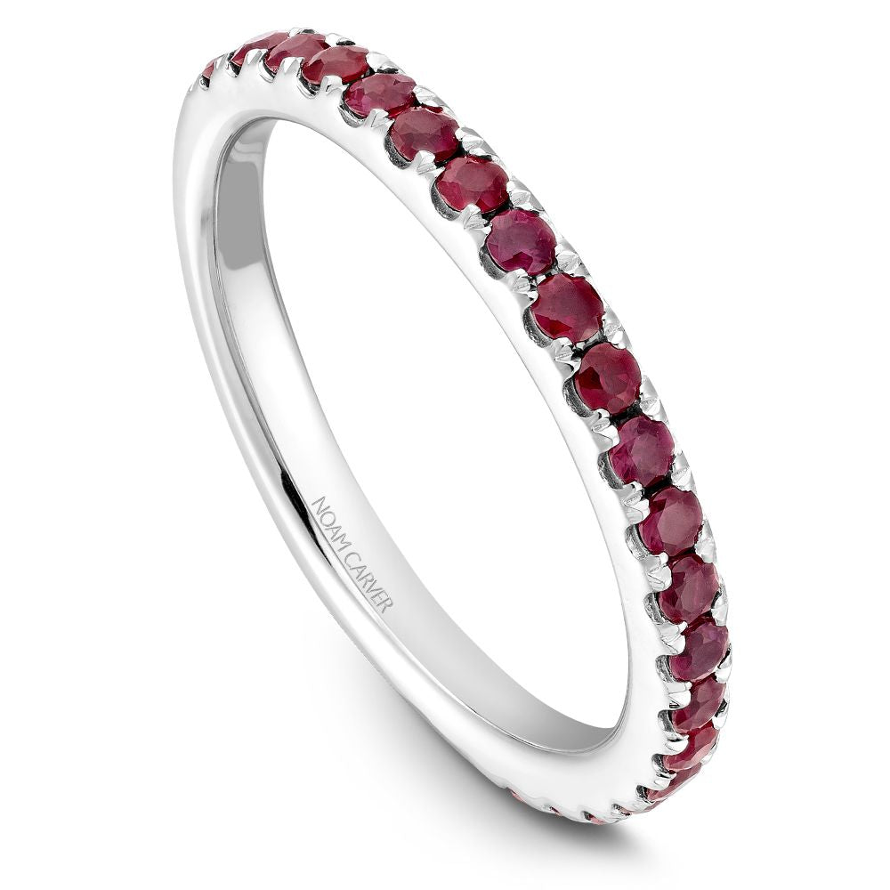 Noam Carver Stackable Collection 0.52cttw. Ruby Fashion Ring STA3-1-R