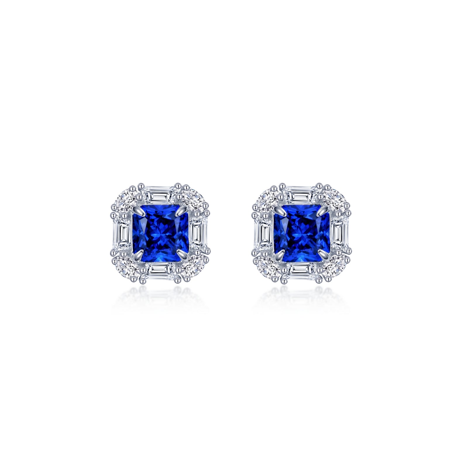 LabCreated Sapphire Earrings Pearshaped Sterling Silver  Jared