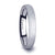 Thorsten Quartz Domed Tungsten Carbide Ring w/ Sandblasted Crystalline Finish (4-8mm) W1163-DTSB