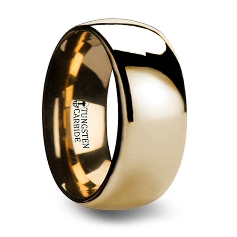 Thorsten Oro Domed Gold Tungsten Wedding Ring (4-10mm) W1967-DPGT