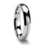 Thorsten Bellator Domed Tungsten Carbide Ring with Brushed Stripe (4-10mm) W237-DSS