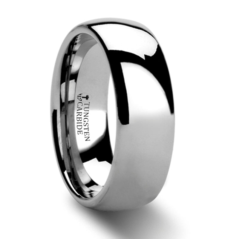 Thorsten Dominus Domed Tungsten Carbide Ring (4-10mm) W6126-DPB