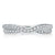 A. Jaffe Double Row Curved Diamond Wedding Band WR1000/22