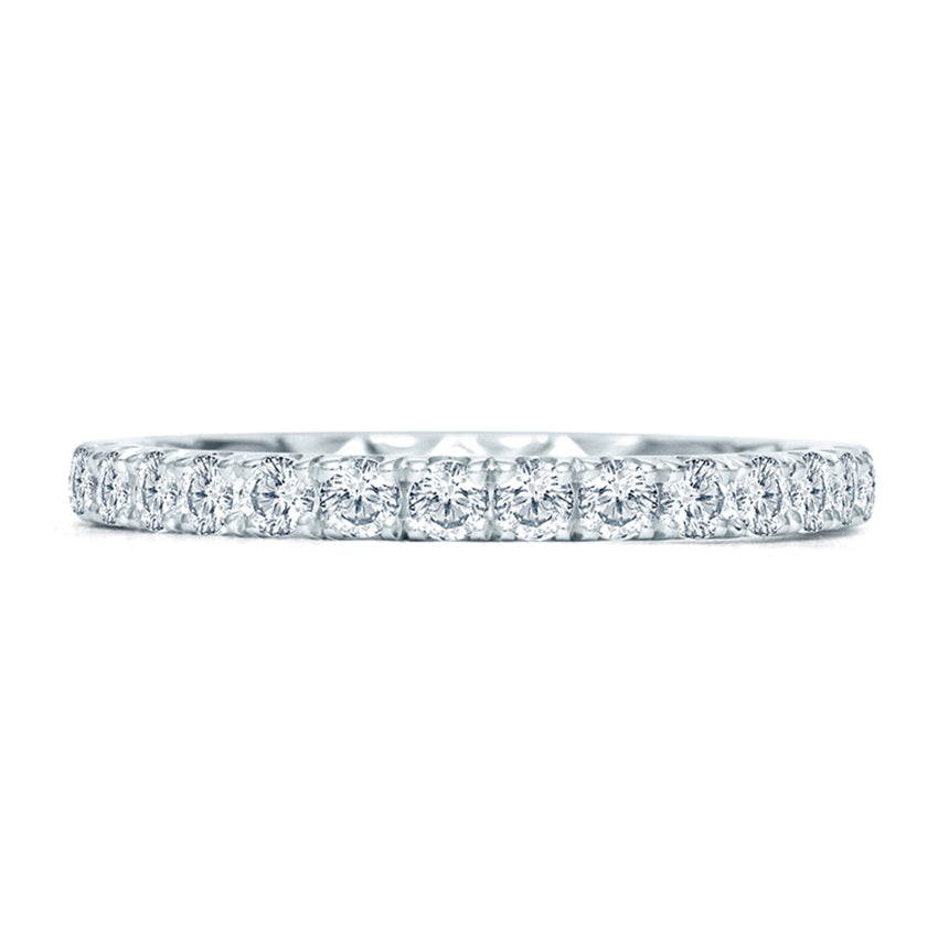 A. Jaffe French Pave Quilted Diamond Anniversary Band WR1027Q/49