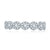 A. Jaffe Round Halo Half Circle Diamond Anniversary Band WR1067/46
