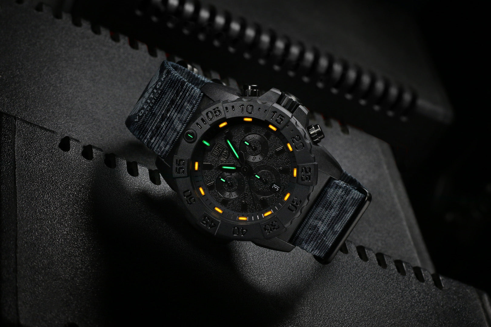 Luminox x Volition America Blackout Navy Seal Chronograph Series 3581.BO.VOL