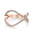 14K Rose Gold 0.22ct. Diamond Openwork Fashion Ring
