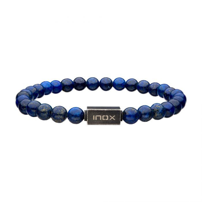 6mm Blue Lapis Lazuli Bead 8" Bracelet BRELB
