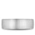 Bleu Royale 7.5MM Brushed White Gold Wedding Band with Yellow Gold Interior RYL-059WY75