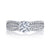 Mars Bridal Three Row Split Shank w/ Embellished Profile Diamond Engagement Ring 26254
